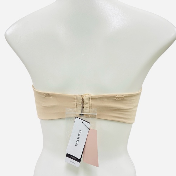 Calvin Klein Perfectly Fit Strapless Convertible Push-Up Bra Beige Size 34D - Picture 10 of 13